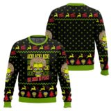 Hooktab We Come In Peace Mars Attacks Ugly Christmas Sweater