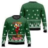 Hooktab We Whiskey You A Merry Christmas Ugly Christmas Sweater