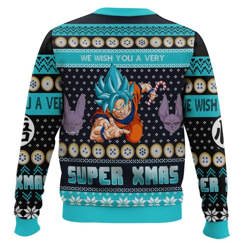 Hooktab We Wish You A Super Xmas Dragon Ball Ugly Christmas Sweater Hooktab We Wish You A Super Xmas Dragon Ball Ugly Christmas Sweater