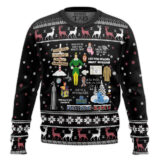 Hooktab Welcome Santa Elf Ugly Christmas Sweater