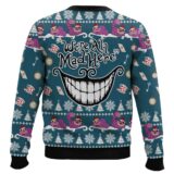 Hooktab We're All Mad Here Alice In Wonderland Ugly Christmas Sweater