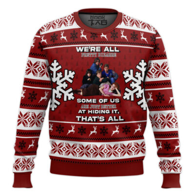 Hooktab We're All Pretty Bizarre The Breakfast Club Ugly Christmas Sweater