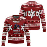 Hooktab We're All Pretty Bizarre The Breakfast Club Ugly Christmas Sweater