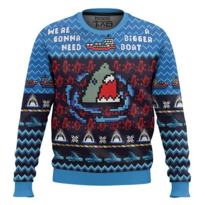 Hooktab We’re Gonna Need A Bigger Boat Jaws Ugly Christmas Sweater