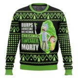 Hooktab We’re In a Xmas Sweater Rick And Morty Ugly Christmas Sweater