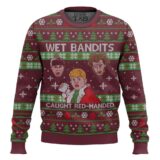 Hooktab Wet Bandits Caught Red-handed Home Alone Ugly Christmas Sweater