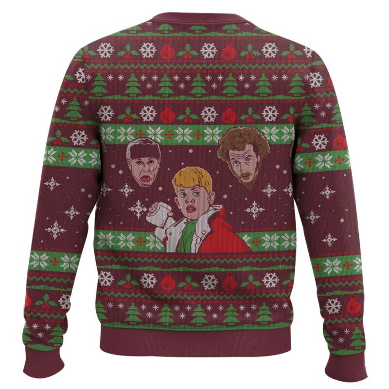 Hooktab Wet Bandits Caught Red-handed Home Alone Ugly Christmas Sweater Hooktab Wet Bandits Caught Red-handed Home Alone Ugly Christmas Sweater