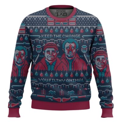 Hooktab Wet Bandits Home Alone Ugly Christmas Sweater