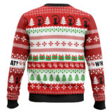 Hooktab What? Funny Black Cat Ugly Christmas Sweater