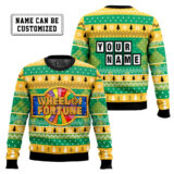 Hooktab Wheel of Fortune Ugly Christmas Sweater