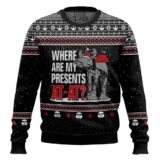 Hooktab Where Are My Presents AT-AT Star Wars Ugly Christmas Sweater