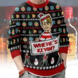 Hooktab Where Is Kevin Home Alone Ugly Christmas Sweater