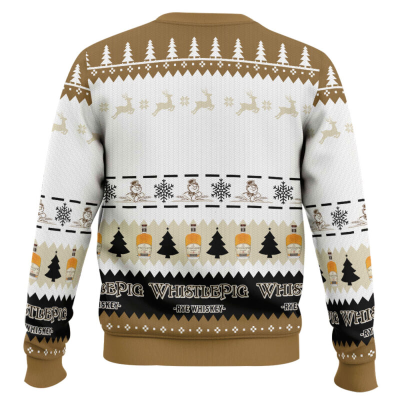 Hooktab Whistle Pig Rye Whiskey Ugly Christmas Sweater Hooktab Whistle Pig Rye Whiskey Ugly Christmas Sweater