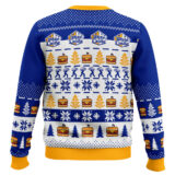 Hooktab White Castle Burger Ugly Christmas Sweater