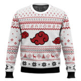 Hooktab White Christmas Akatsuki Shippuden Ugly Christmas Sweater