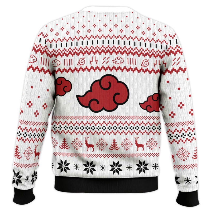 Hooktab White Christmas Akatsuki Shippuden Ugly Christmas Sweater Hooktab White Christmas Akatsuki Shippuden Ugly Christmas Sweater
