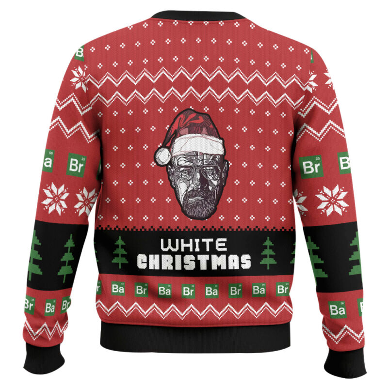 Hooktab White Christmas Breaking Bad Ugly Christmas Sweater Hooktab White Christmas Breaking Bad Ugly Christmas Sweater