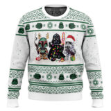 Hooktab White Snow Chibi Vader Star Wars Ugly Christmas Sweater