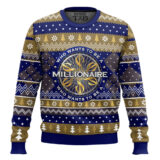 Hooktab Who Want To Be A Millionaire Ugly Christmas Sweater