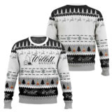 Hooktab Willett Distillery Bourbon Ugly Christmas Sweater
