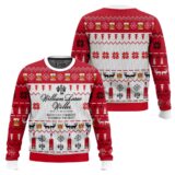 Hooktab William Larue Weller Ugly Christmas Sweater