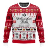 Hooktab William Larue Weller Ugly Christmas Sweater