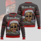 Hooktab Willy Northpole Born & Raised Ugly Christmas Sweater