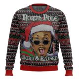 Hooktab Willy Northpole Born & Raised Ugly Christmas Sweater