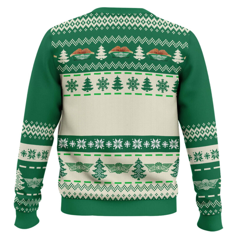 Hooktab Wingstop Ugly Christmas Sweater Hooktab Wingstop Ugly Christmas Sweater