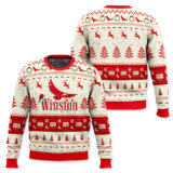 Hooktab winston cigarettes Ugly Christmas Sweater