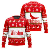 Hooktab winston cigarettes Ugly Christmas Sweater