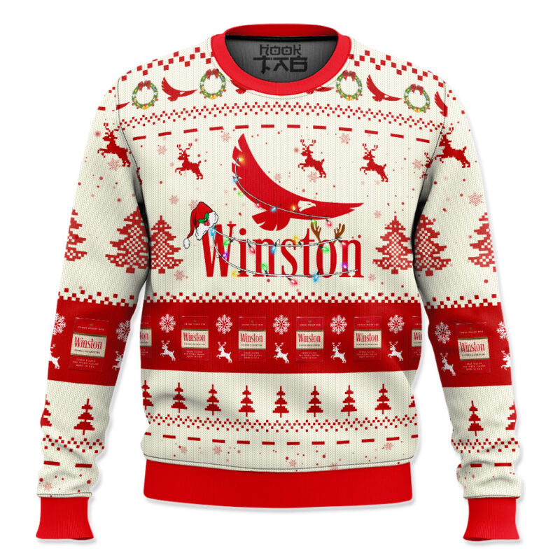 Hooktab winston cigarettes Ugly Christmas Sweater Hooktab winston cigarettes Ugly Christmas Sweater