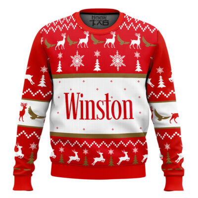 Hooktab winston cigarettes Ugly Christmas Sweater