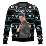 Hooktab Winston Schmidt Fox-new Girl Judaism Son Ugly Christmas Sweater