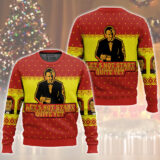 Hooktab Winston Wolf Pulp Fiction Ugly Christmas Sweater