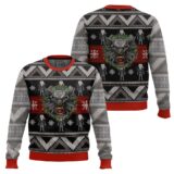 Hooktab Wolf School Medallion The Witcher Ugly Christmas Sweater
