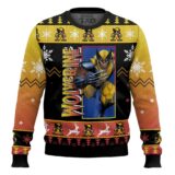 Hooktab Wolverine Marvel Ugly Christmas Sweater