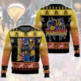 Hooktab Wolverine Marvel Ugly Christmas Sweater