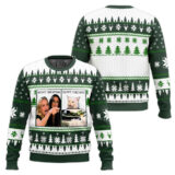 Hooktab Woman Yelling At A Cat Meme Ugly Christmas Sweater
