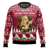Hooktab Woman Yelling At Cat Meme Ugly Christmas Sweater
