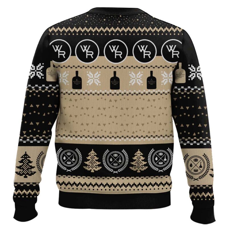 Hooktab Woodford Reserve Bourbon Whisky Ugly Christmas Sweater Hooktab Woodford Reserve Bourbon Whisky Ugly Christmas Sweater