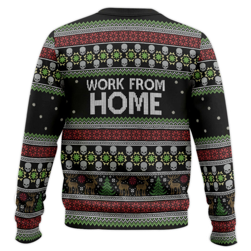 Hooktab Work From Home Ugly Christmas Sweater Hooktab Work From Home Ugly Christmas Sweater