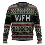 Hooktab Work From Home Ugly Christmas Sweater