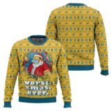 Hooktab Worst Christmas Ever The Simpsons Ugly Christmas Sweater