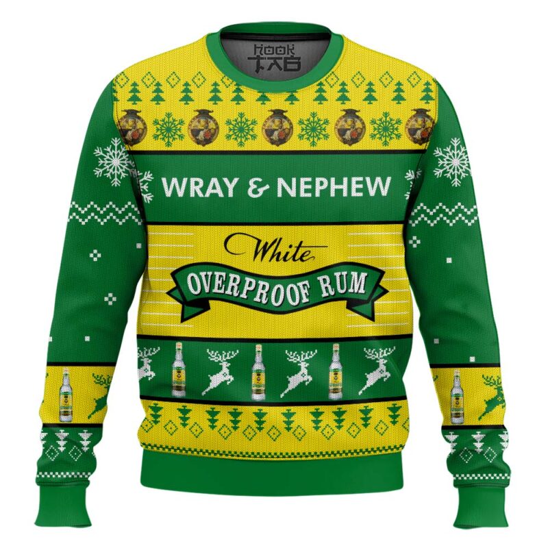 Hooktab Wray & Nephew Ugly Christmas Sweater