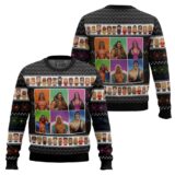 Hooktab WWE Wrestling Legends WWE Ugly Christmas Sweater