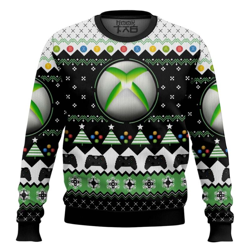 Hooktab Xbox Ugly Christmas Sweater