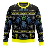 Hooktab Xenomorphs Alien Ugly Christmas Sweater