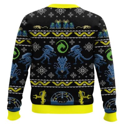 Hooktab Xenomorphs Alien Ugly Christmas Sweater