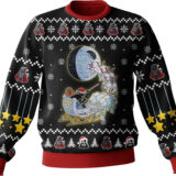 Hooktab Xmas Carriage Star Wars Ugly Christmas Sweater